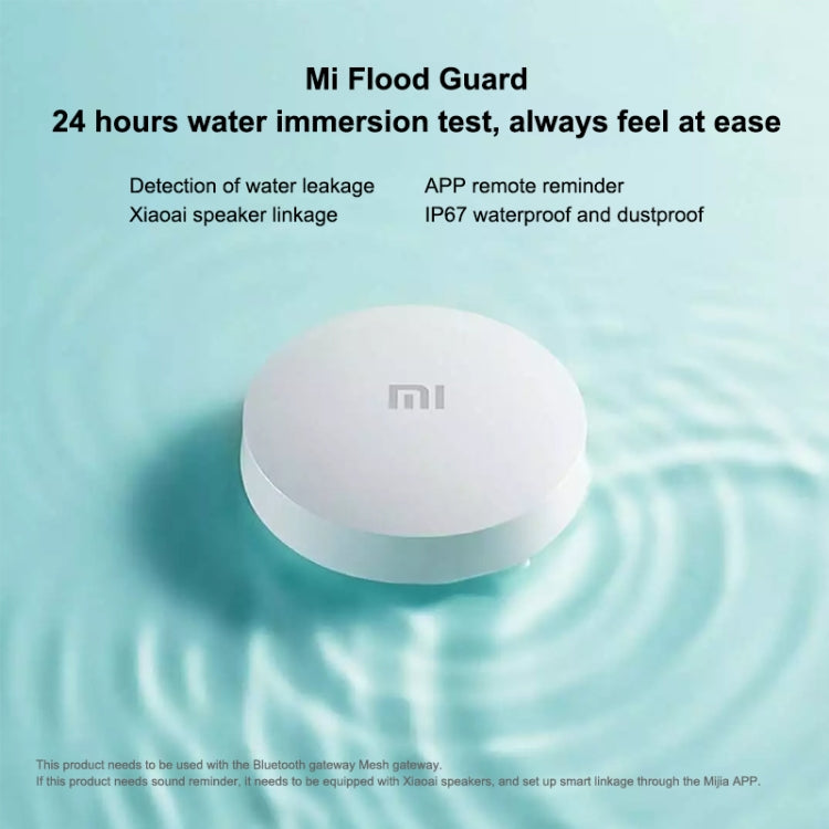 Original Xiaomi Wireless Bluetooth Flood Guard Intelligently Detects Water Leakage Xiaoai Speaker Linkage App to Remotely Remind Smart Home, need to be used with CA1001 Original Xiaomi Wireless Bluetooth Flood Guard Intelligently Detects Water Leakage Xiaoai Speaker Linkage App to Remotely Remind Smart Home, need to be used with CA1001